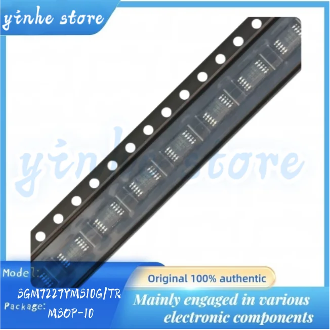 Original genuine product SGM7227YMS10G/TR MSOP-10 dual-pole dual-throw analog signal switch chip