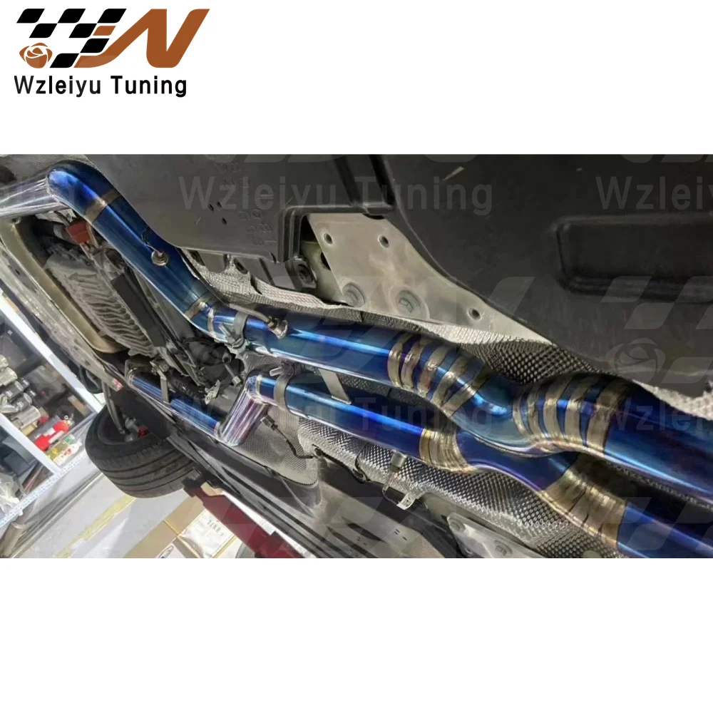 Superior Quality Titanium Single Midpipe Exhaust Pipe for BMW G80 G82 M3 M4 Factory Wholesale