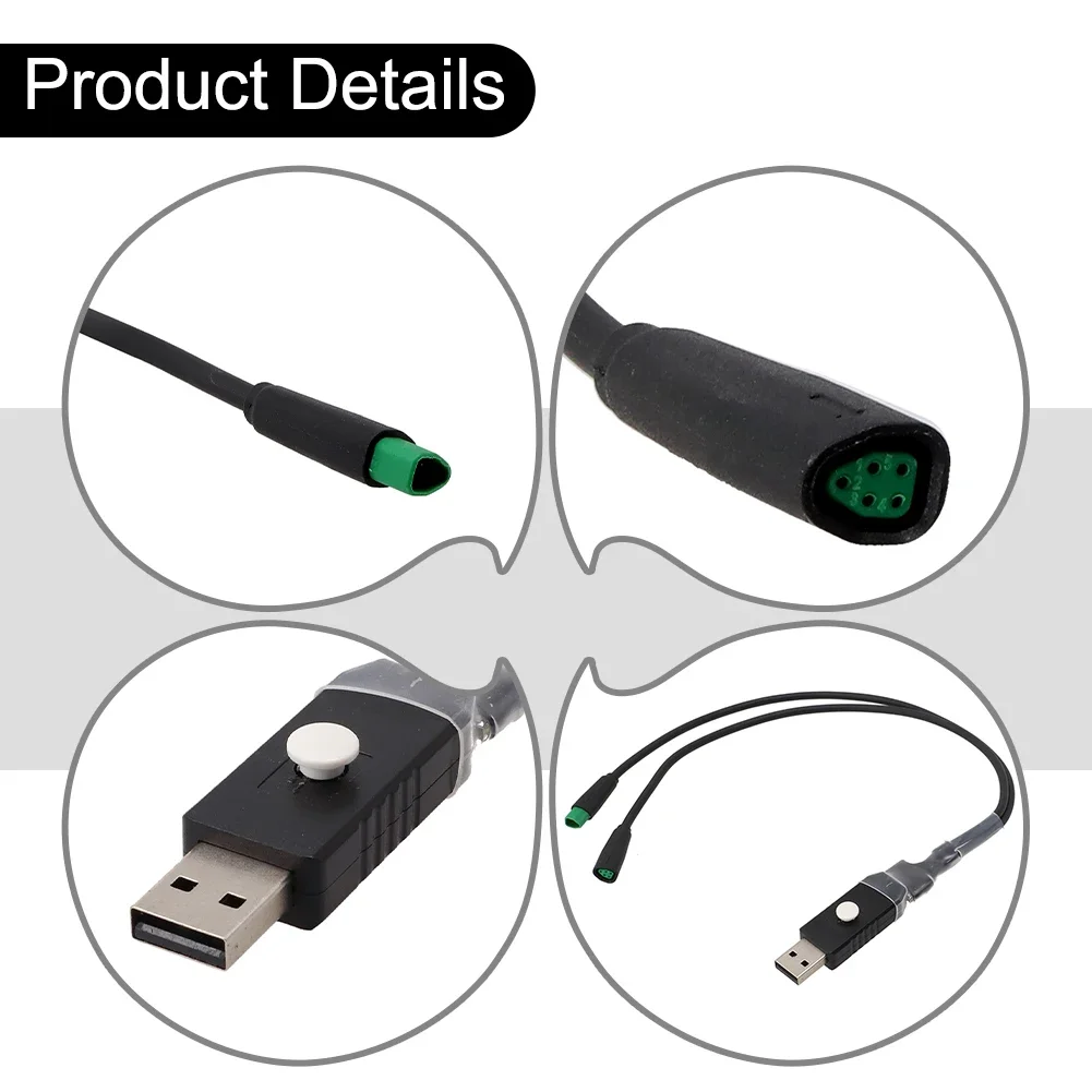 

Brand New Programming Cable Cable Electric Bike Cable For BAFANG M510 Motor Dedicated USB Programming Cable