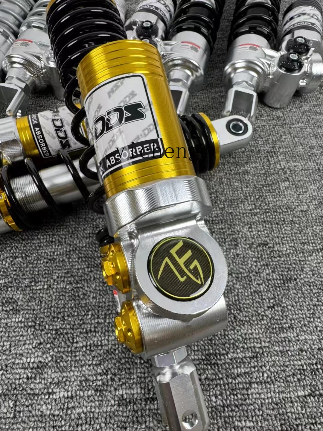 

Electric Bikes Adjustable Rear Shock Absorber Inverted Aluminum Alloy MSP Steel Stamp Rear Shock Absorber for