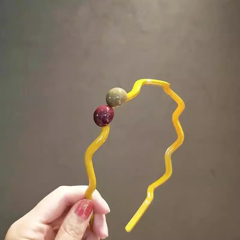 

Антискользящие зубчатые повязки для волос, универсальные женские повязки для волос, креативные культурные праздничные аксессуары ручной работы, украшения для волос