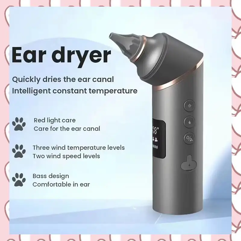 

HHTL Сушилка для ушей Электронная грелка для ушей для сушки ушных каналов для предотвращения роста бактерий и воспаления A