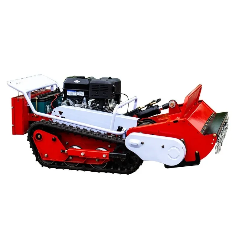 Straight hair wireless remote control lawn mower, easy to get lawn care lawn mower