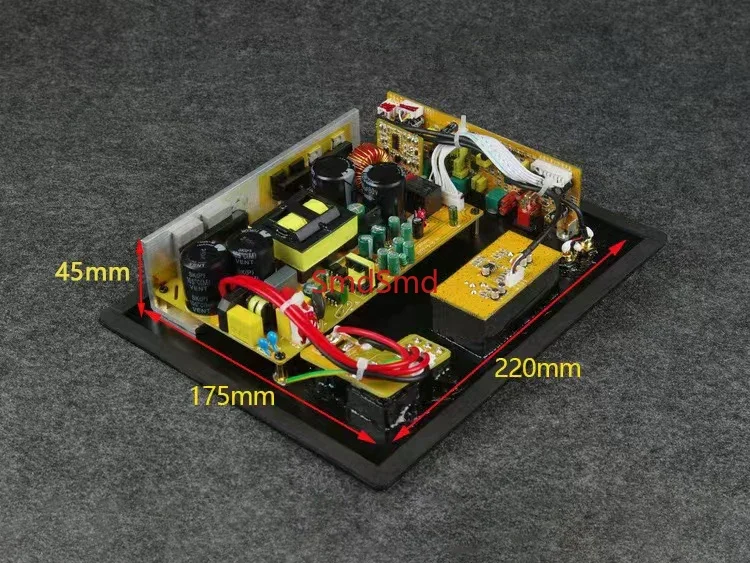 110/220V HIFI Mono 350W Heavy Subwoofer Digital Active Power Amplifier Board Pure Bass Professional 5.1&7.1 Home Audio System