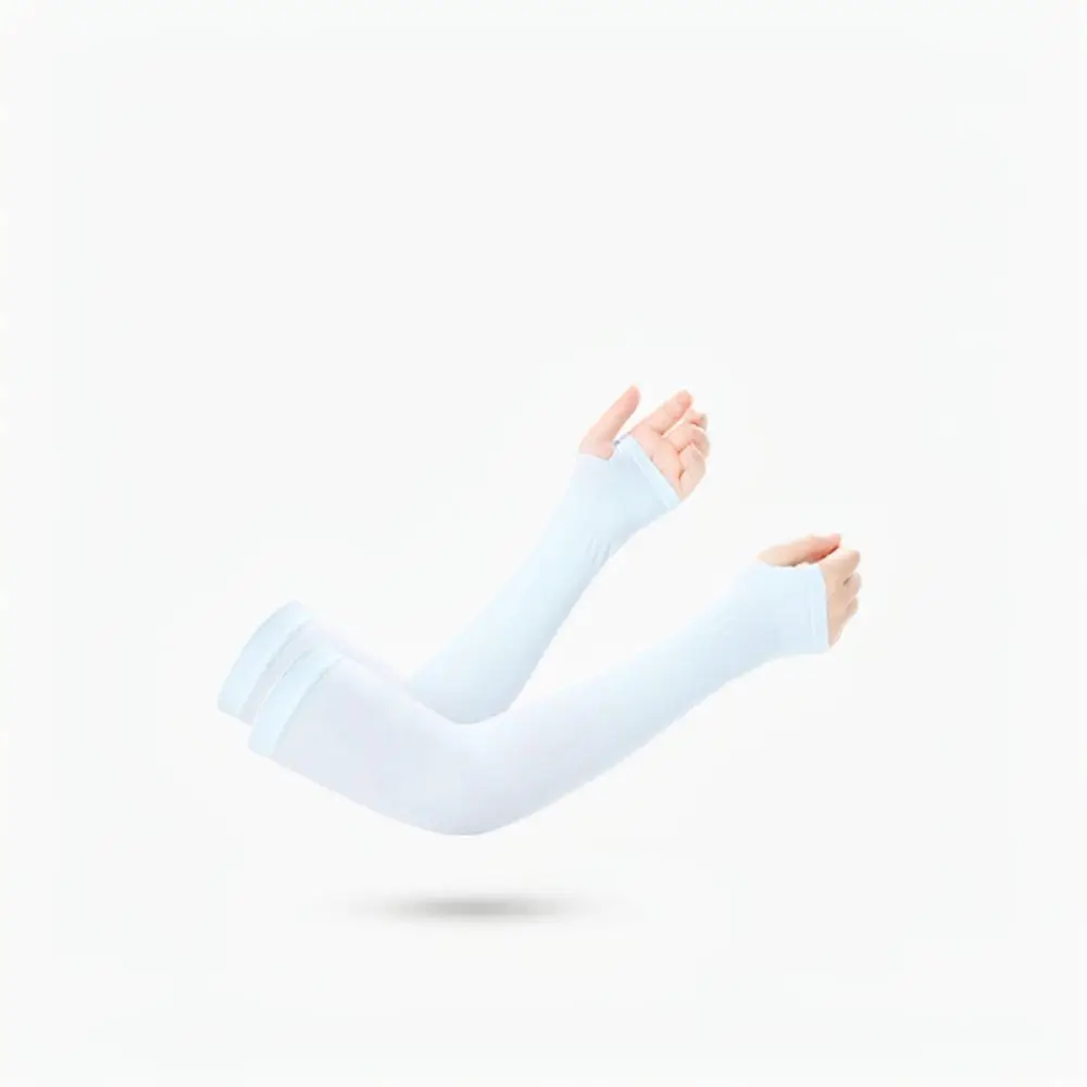 Breathable Ice Silk Arm Sleeves For Gaming Esports Sun Protection Cooling Anti Sweat Non Slip Wrist Guards Outdoor Sports