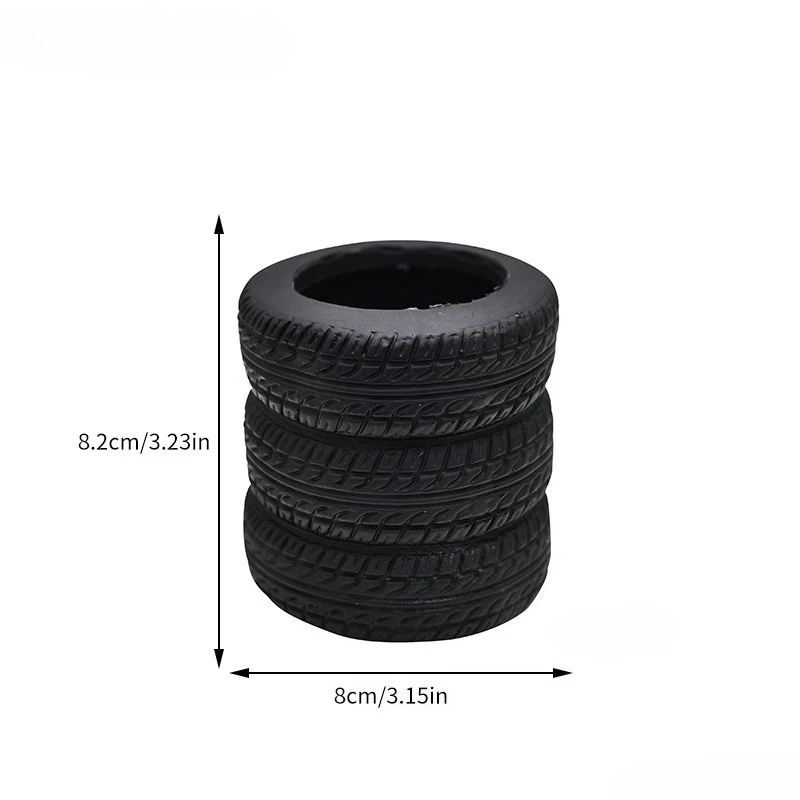 Creative Tire Pen Holder Home Desktop Storage Decoration Student Stationery Makeup Brush Storage Boxed Accessories Organizer