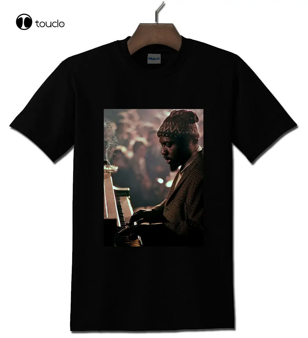 Thelonious Monk Black T-Shirt Tee Shirt Custom Aldult Teen Unisex Digital Printing Fashion Funny New Xs-5Xl