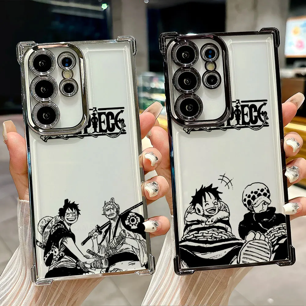 

Zoro Luffy Law Comics Coque For Galaxy S26 Ultra Phone Case For Samsung S26 S25 S24 S23 S21 Ultra S20 FE S25 Plus 5G Soft Cover