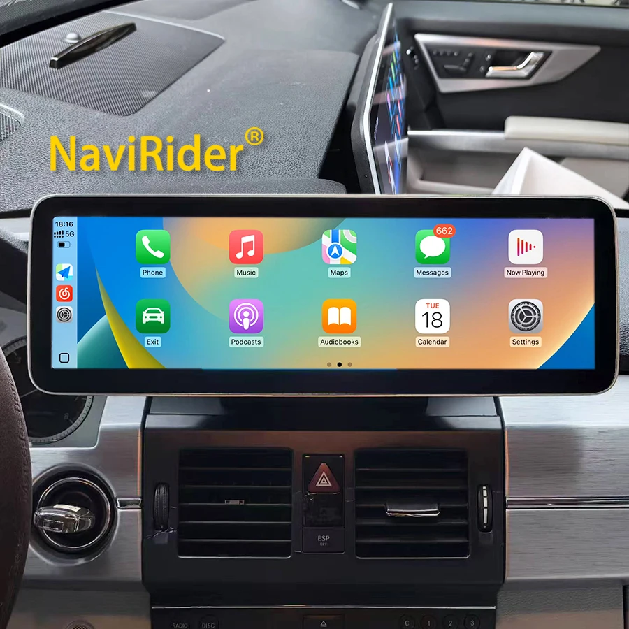 GPS Touch Screen For Mercedes Benz GLK 280 260 GLK300 350 X204 2009-2015 14.9inch Carplay Car Radio Android Multimedia Player