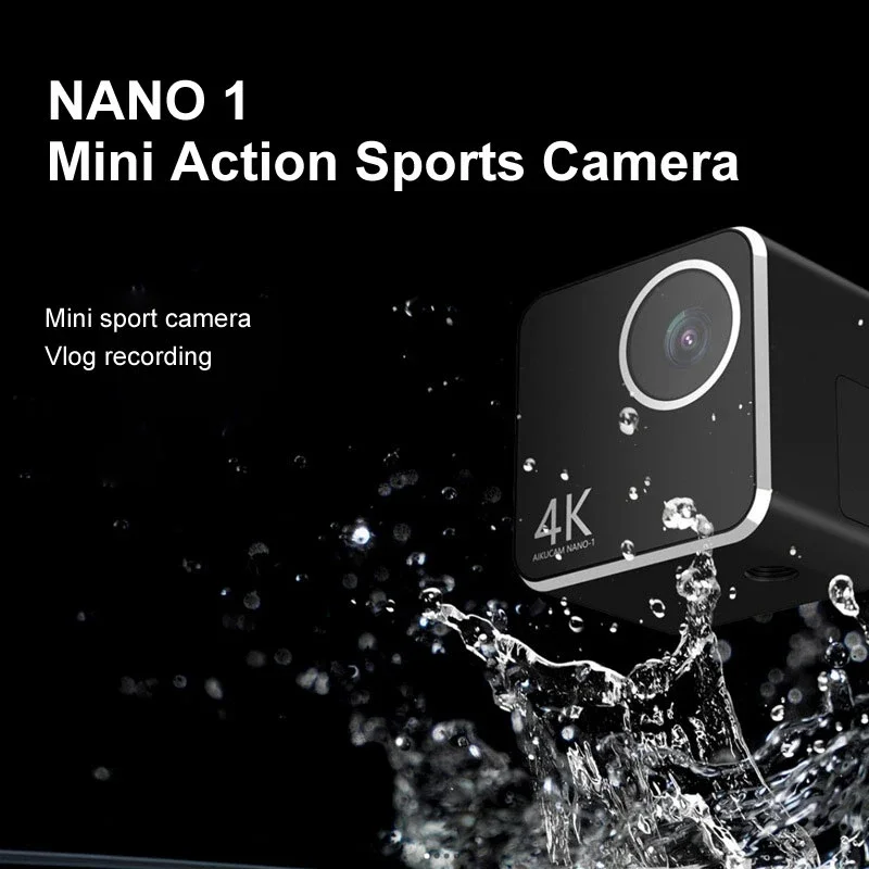 2024 New Products NANO 1 Professional Waterproof Suction Cup Mount 4K HD Latest Small Size Sport Action Camera For Motorcycle