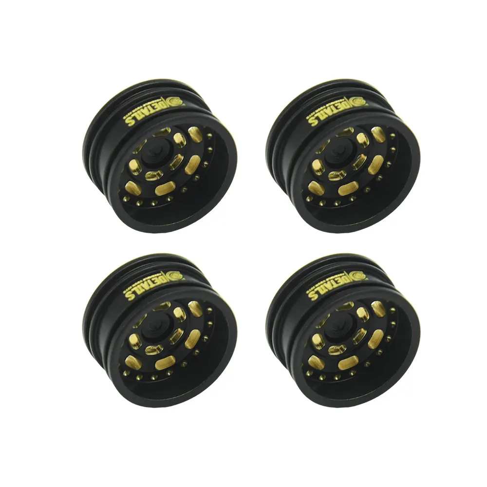 Messing 0,7 "wielkastset voor SCX30 auto's upgrade-onderdelen 4 stks/set