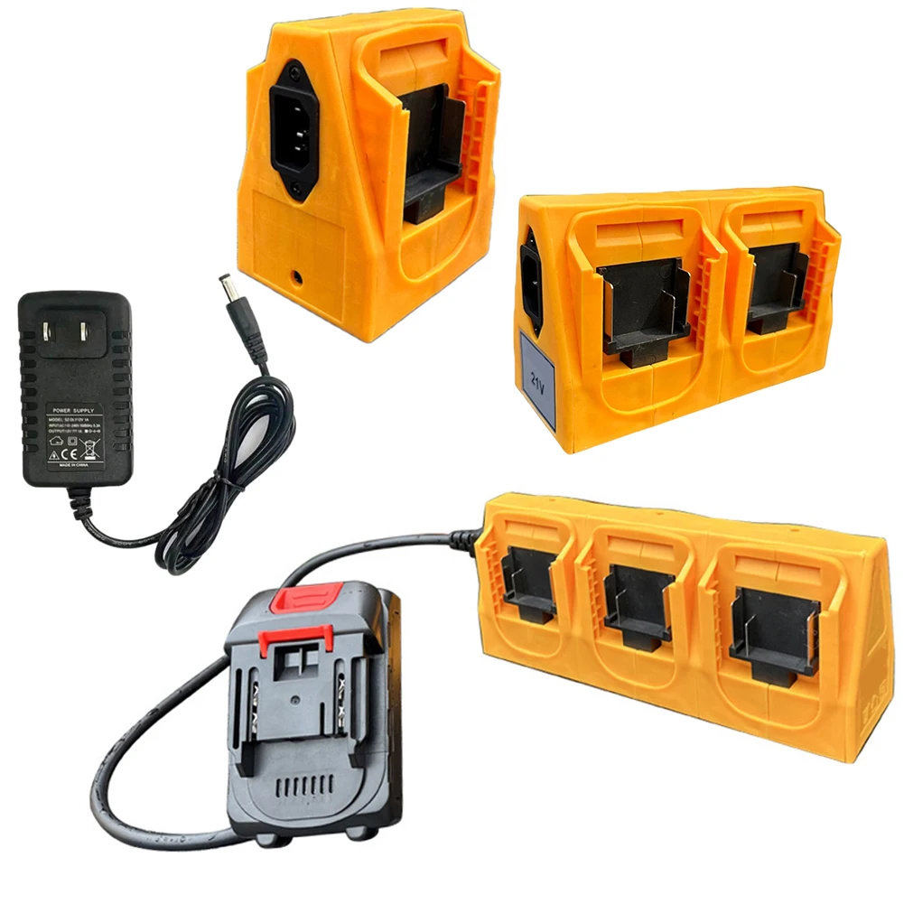 

Battery Converter Adapter 246 Slots for BL1830 BL1840 BL1850 BL1860 Compatible with Power Tools Shears Fans and More Machines