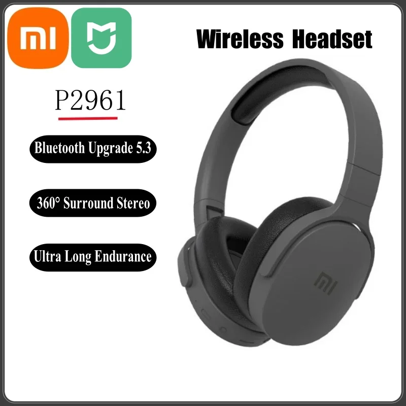 Original XiaomiMijia Wireless Headphones Bluetooth 5.3 Earphone For Samsung iPhone Stereo HIFI Headset Game Earbuds With Mic