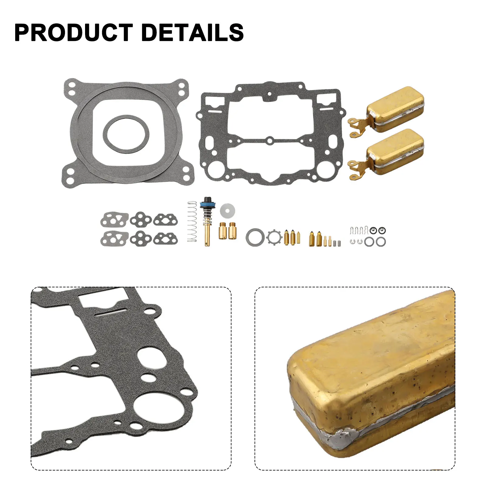 

Carburetor Repair Kit for Edelbrock 1477 1400 1404 1405 1406 1407 1409 1411 Metal Rebuild Set for Reliable Engine Function