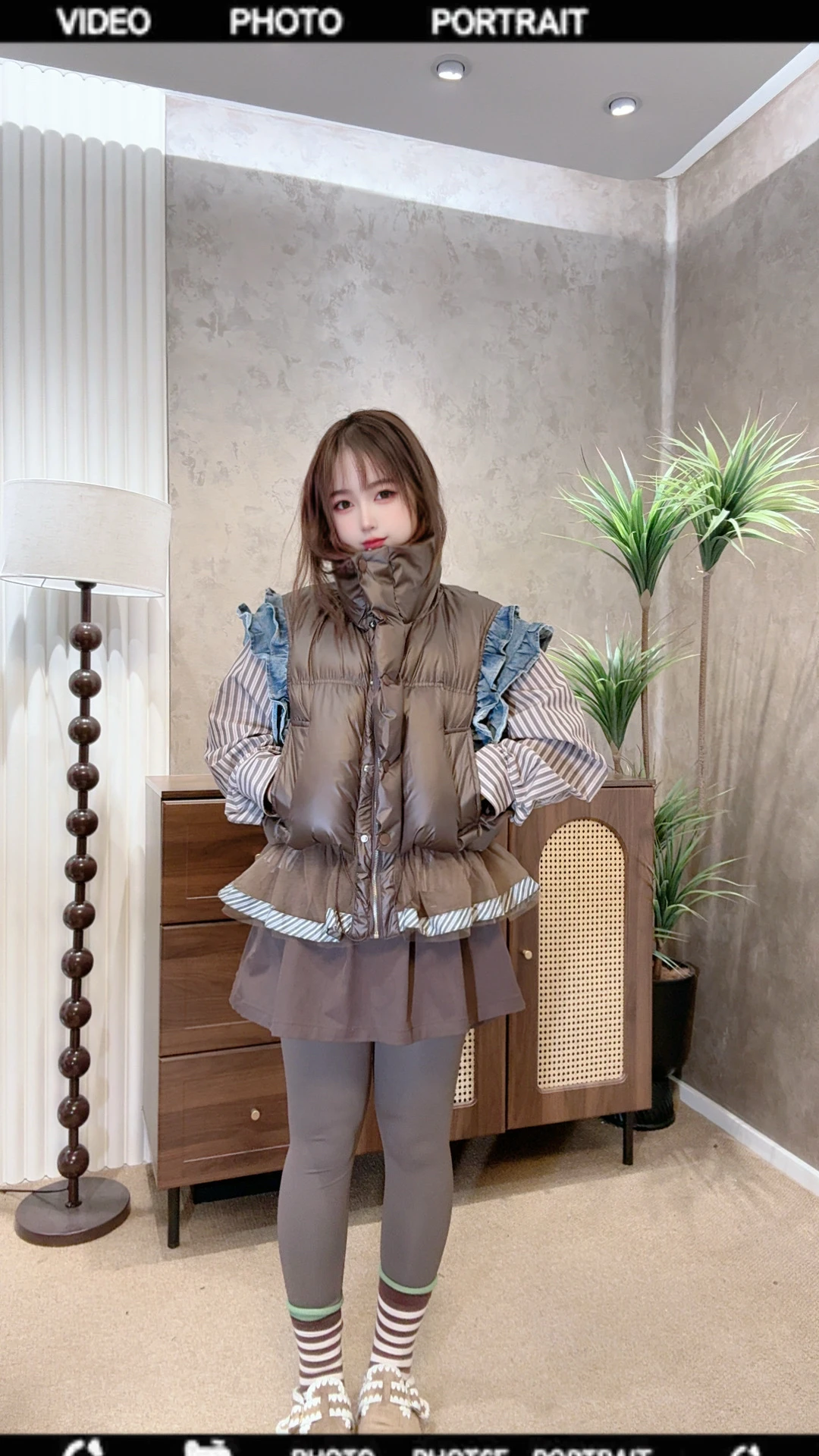 

Модный свободный женский пуховый жилет однотонного цвета, универсальный дизайн, осенняя новинка, на молнии, для повседневной носки