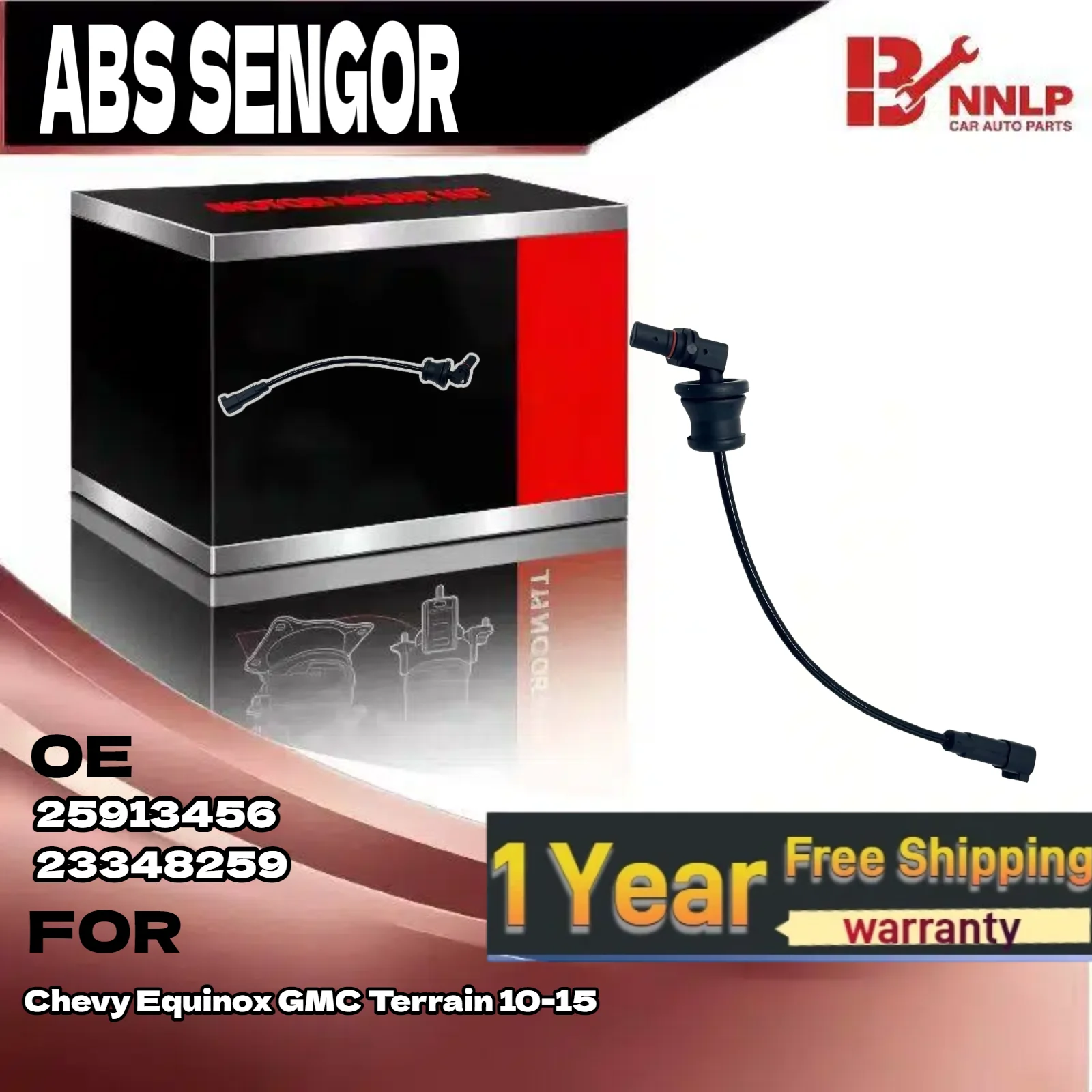 مستشعر سرعة العجلات الخلفية اليسرى أو اليمنى ABS لسيارة تشيفي إكوينوكس جي إم سي تيرين 10-15 25913456 23348259 #1