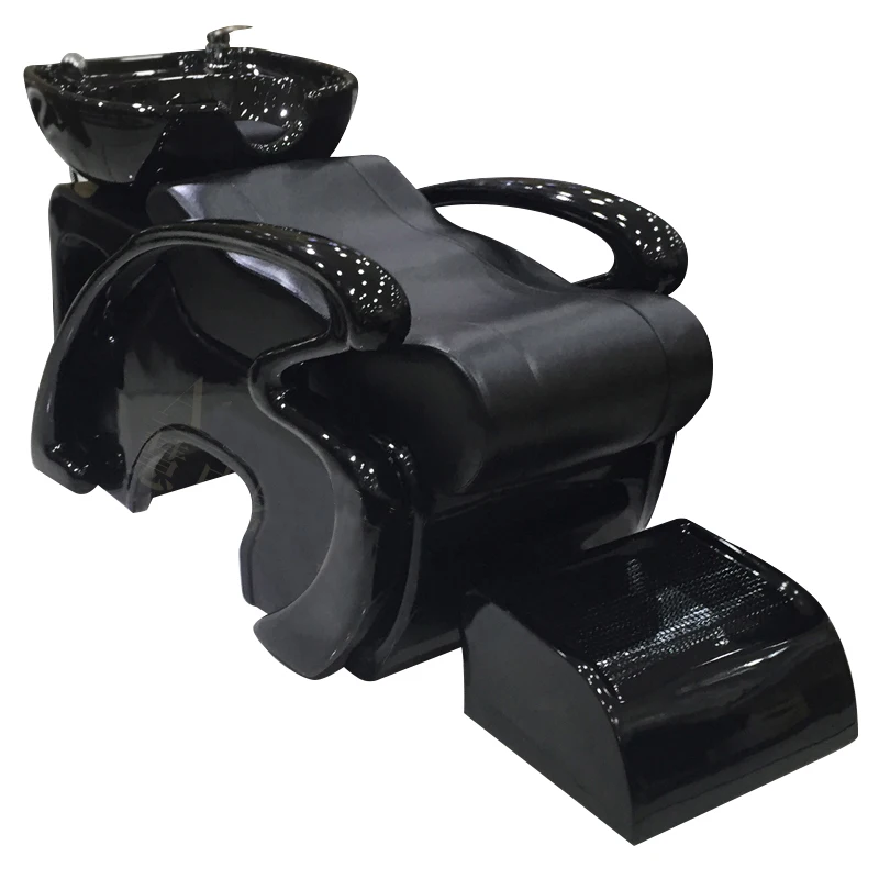 

New shampoo bed, hair salon, special fiberglass flushing bed for barber shop, ceramic basin, semi-reclining