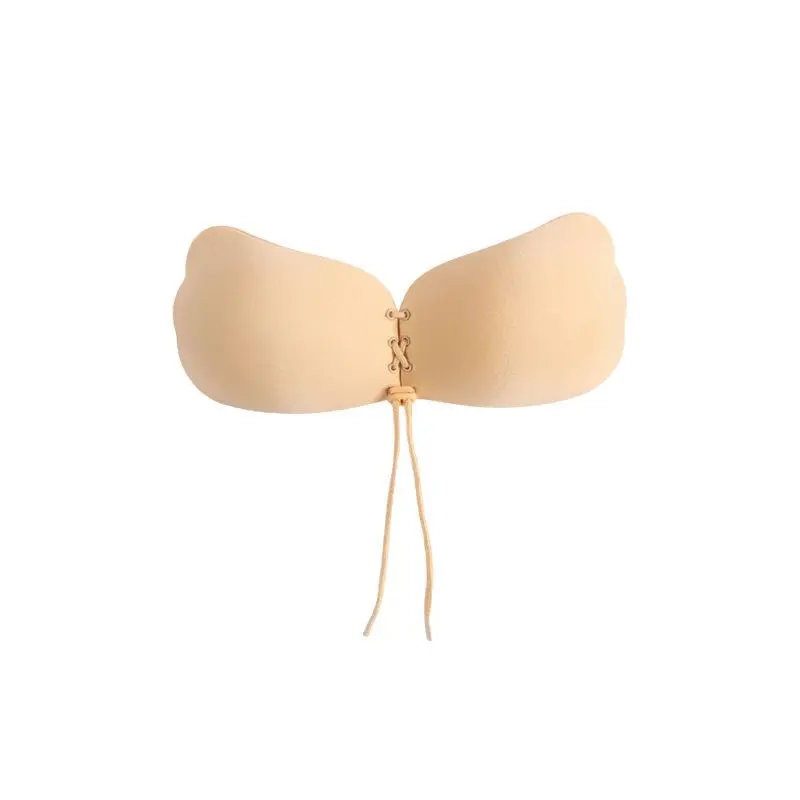 New Thin Silicone Nipple Covers Winged Gathered No Riml Brtte Comfortable Underwear Home Clothes for Women view 5
