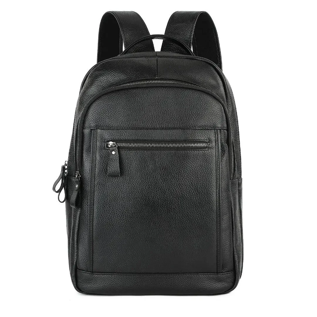 

2025 New Fashion Brand Genuine Leather Men Backpacks Real Natural Leather Student Backpack Boy Luxury Business Laptop School Bag