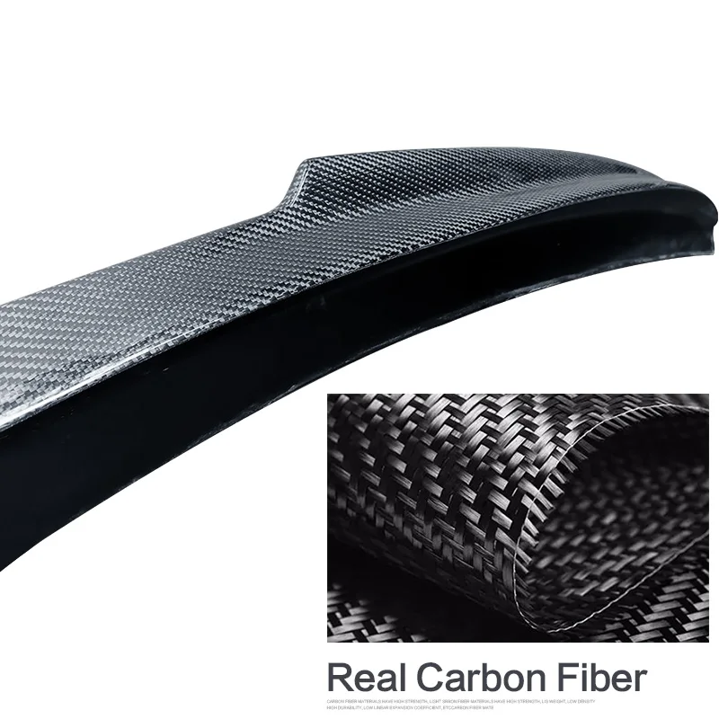 Tail Fin for Chevrolet Cruze Carbon Fiber Spoiler 2009 To 2014 Rear Wing Accessories