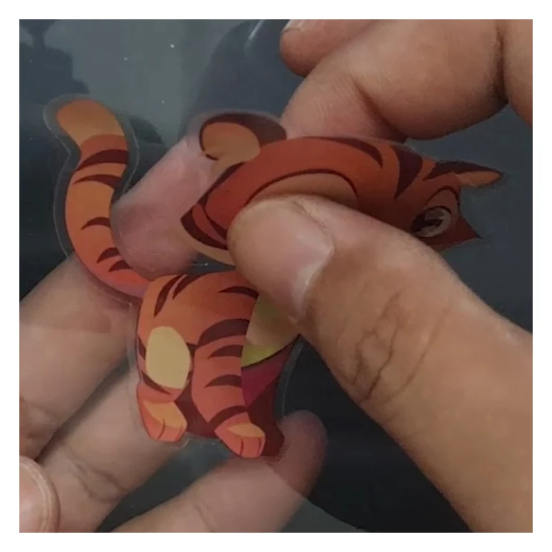 Transparante Sticker Label Voor Full Color Custom Afdrukken