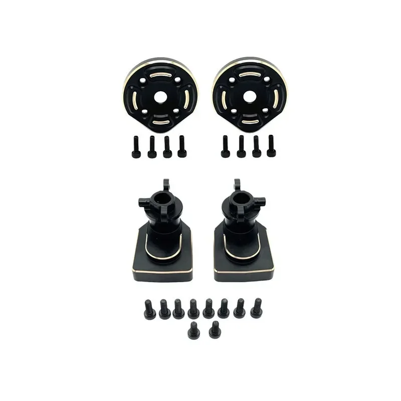 Eixo traseiro copo contrapeso bloco capa de engrenagem para hyper go mjx h12y h12y + h12p metal atualização peças kit rc carro caminhão buggy truggy