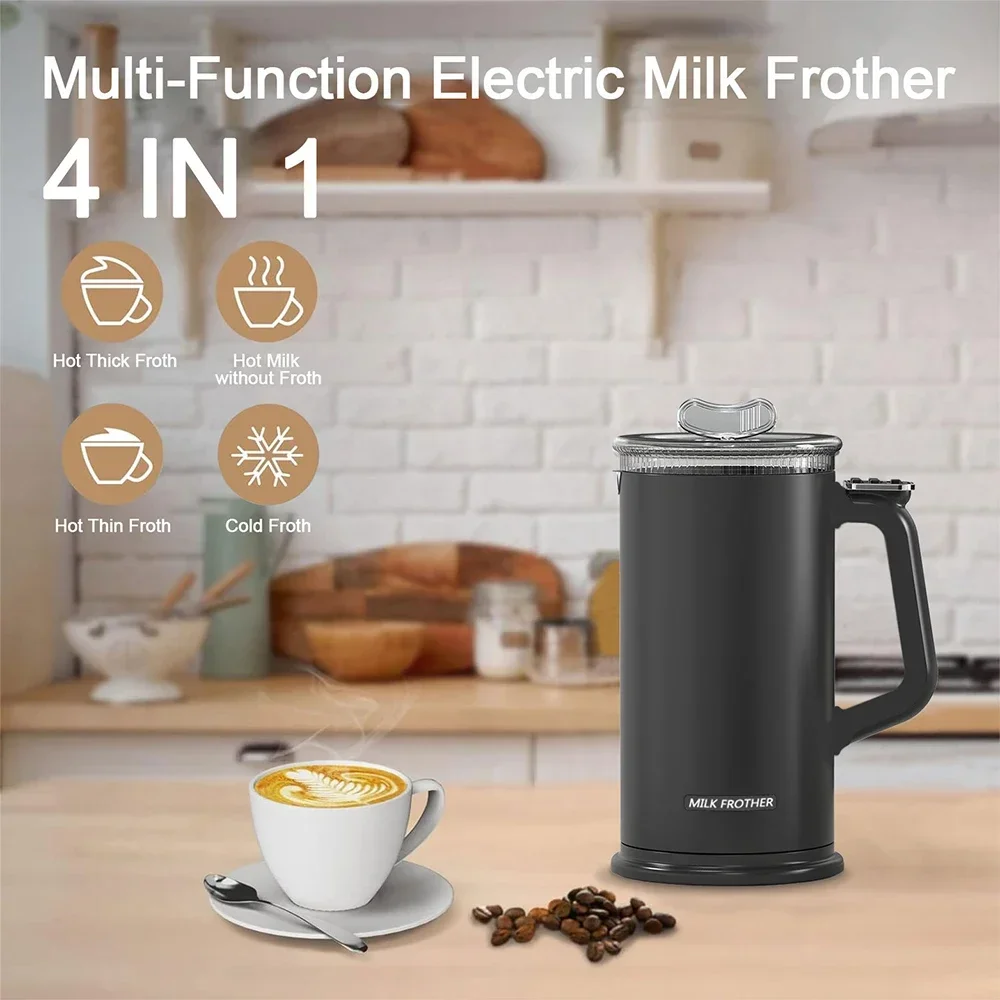 

Hot Multifunction Foam Maker Latte Cappuccino Chocolate Automatic Milk Frother Foamer/500ML Electric Milk Frother Machine Cold