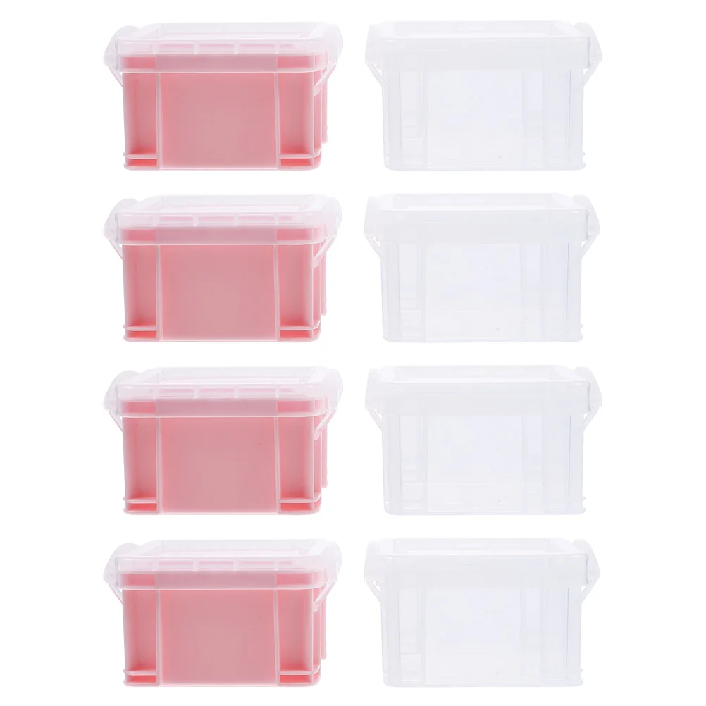 

8 Pcs Accessories Storage Box Travel Jewelry Small Pp Making Containers with Lids for Organizing