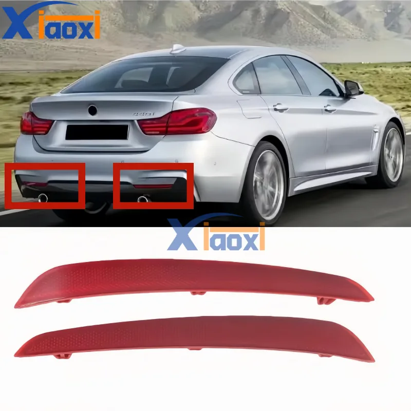 

Подходит для BMW 5 серии G30 G38 2018-2020 годов, задний боковой светоотражатель бампера 63147388765 63147388766