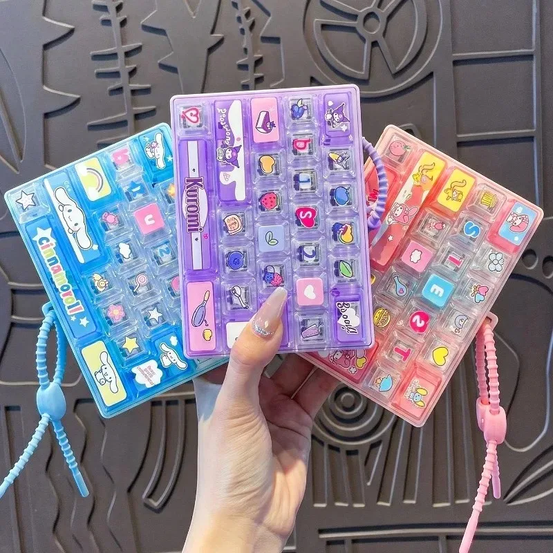 키캡 클릭커 Keycap Clicker Key Cap Keychain Keyboard Key Caps Stress Releasing Charm Keychain Gifts 26-keycap Giant Keycap Gifts 키캡