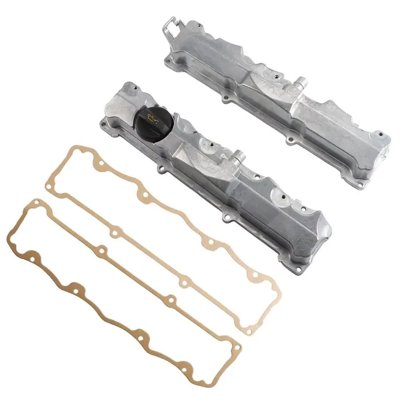 CYL-Engine Aluminum Intake And Exhaust Valve Chamber Cover 0248L7 0248L6 For 2008 1.6L L4 For Partner 1.6L