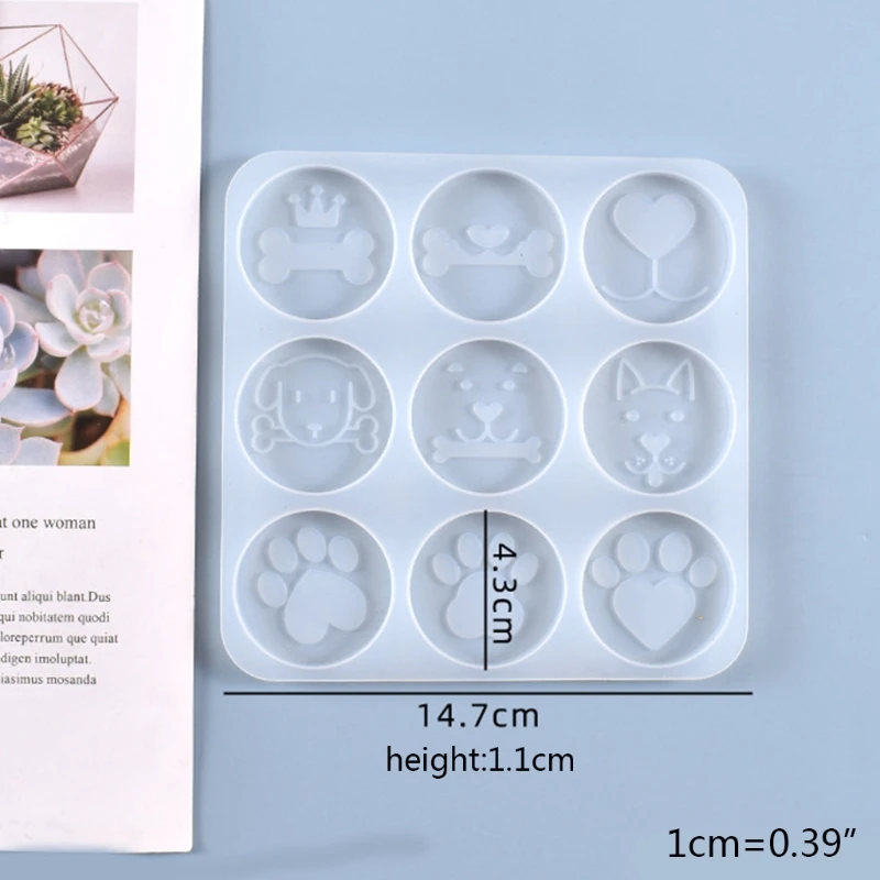 Pet Ornaments Phone Mount Holder Mold DIY Jewelry Making Cellphone Socket Mold