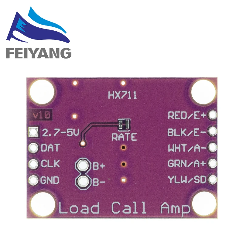 HX711 Weighing Sensor 24-bit A/D Conversion Adapter Load Cell Amplifier Board Weight Sensors