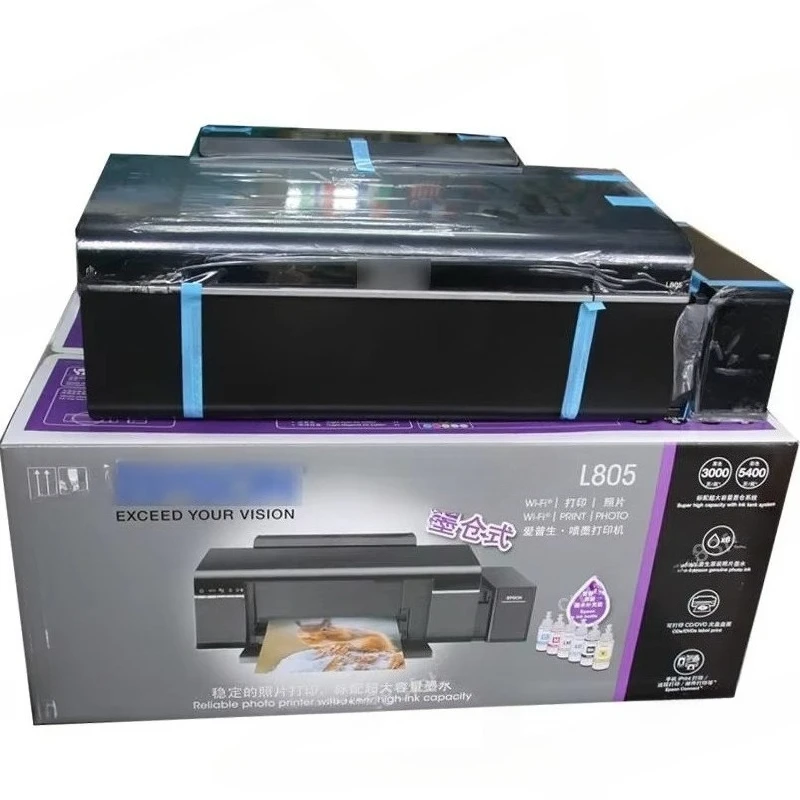 A4 L805 Converted DTF Printer Complete Bundle Direct To Film Transfer Printing Machine for T-Shirts Hoodies All Fabrics