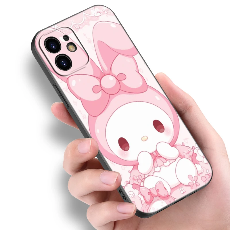 Cute My Melody Kuromi Case For Huawei Pura70 Pro Plus P60 Pro P50 P40 P30 P20 Pro P10 Lite PSmart Z PSmart 2021 Cartoon Cover