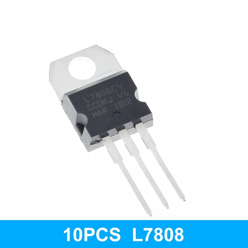 TZT 10PCS LM317T L7805 L7806 L7808 L7809 L7910 L7812 L7815 L7818 L7824 L7915 Voltage Regulation Module image 6