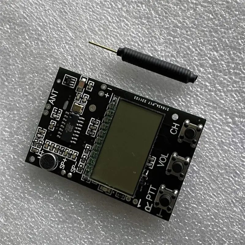Y44A FM Walkie Talkie Circuit Board FM Transmitter Receiver Module 7 Frequency 27-480MHz DC3.3-6V for DIY