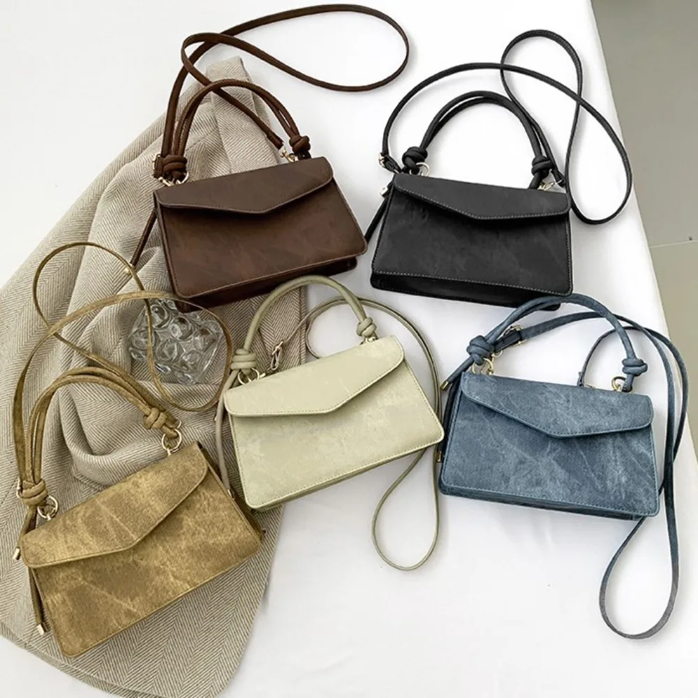 

Модная простая сумка, повседневная сумка через плечо из искусственной кожи, однотонная женская сумка через плечо