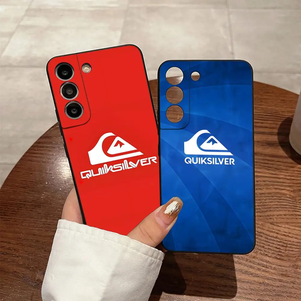Capa Traseira Quiksilver Surf e Skate para Samsung S25 Ultra, S26, S24 FE, S23, S22, S20, S21 Plus, A54, A34, A53, A16