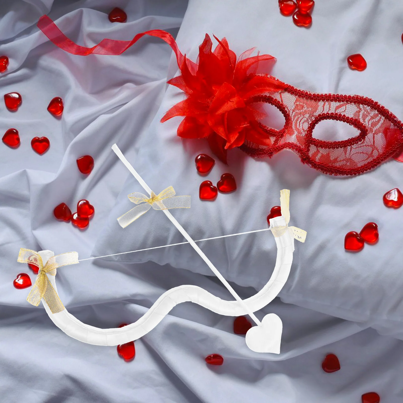 

Bow Arrow Prop Heart Shape Cupid Cosplay Costume For Valentine'S Day Halloween Party Decor Lightweight Romantic Accessory