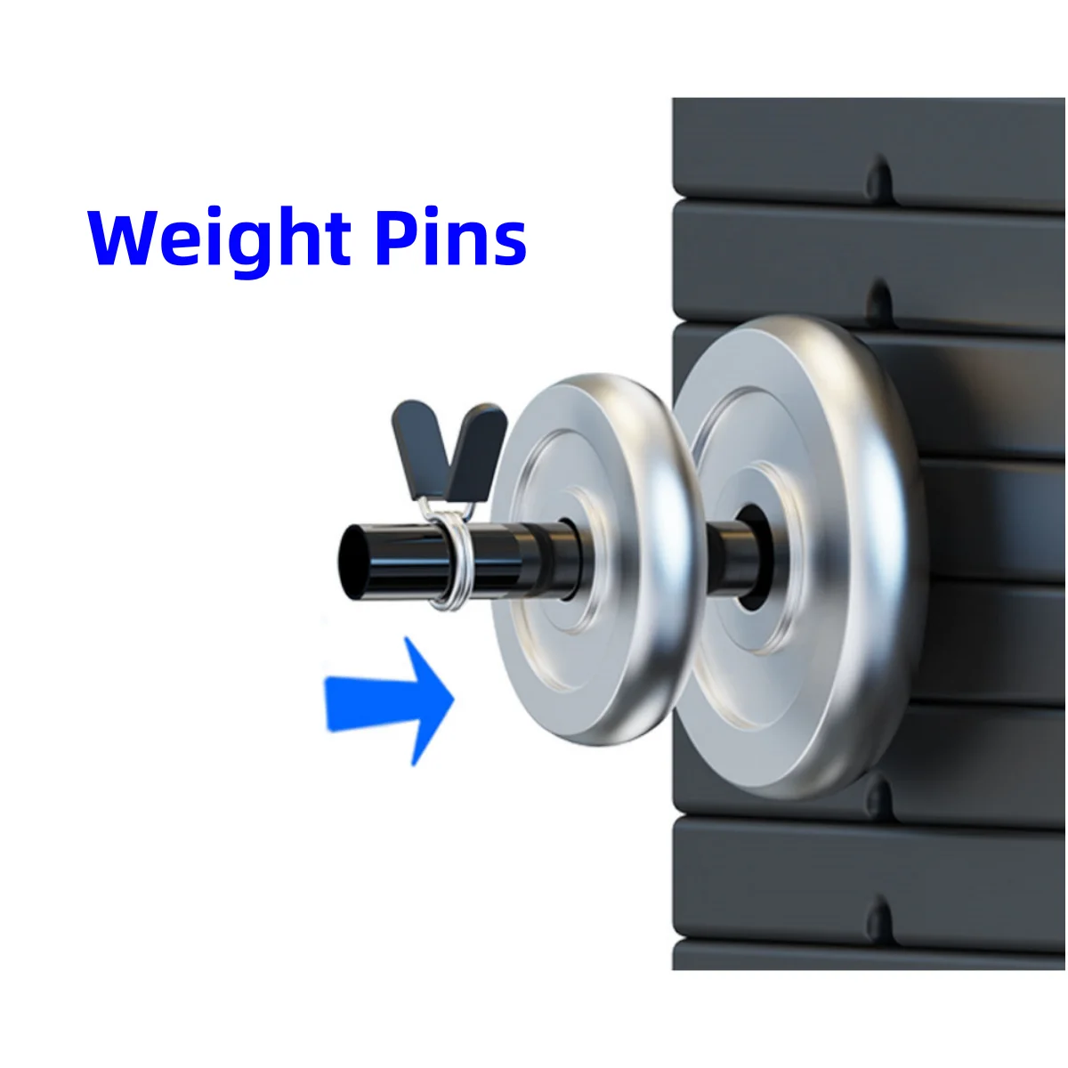 Fitness Weight Rack Pins Extender Barbell Weigth Plate Loading Pin Auxiliary Weight Adjuster Gym Strength Training Accessories