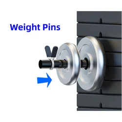 Fitness Weight Rack Pins Extender Barbell Weigth Plate Loading Pin Auxiliary Weight Adjuster Gym Strength Training Accessories