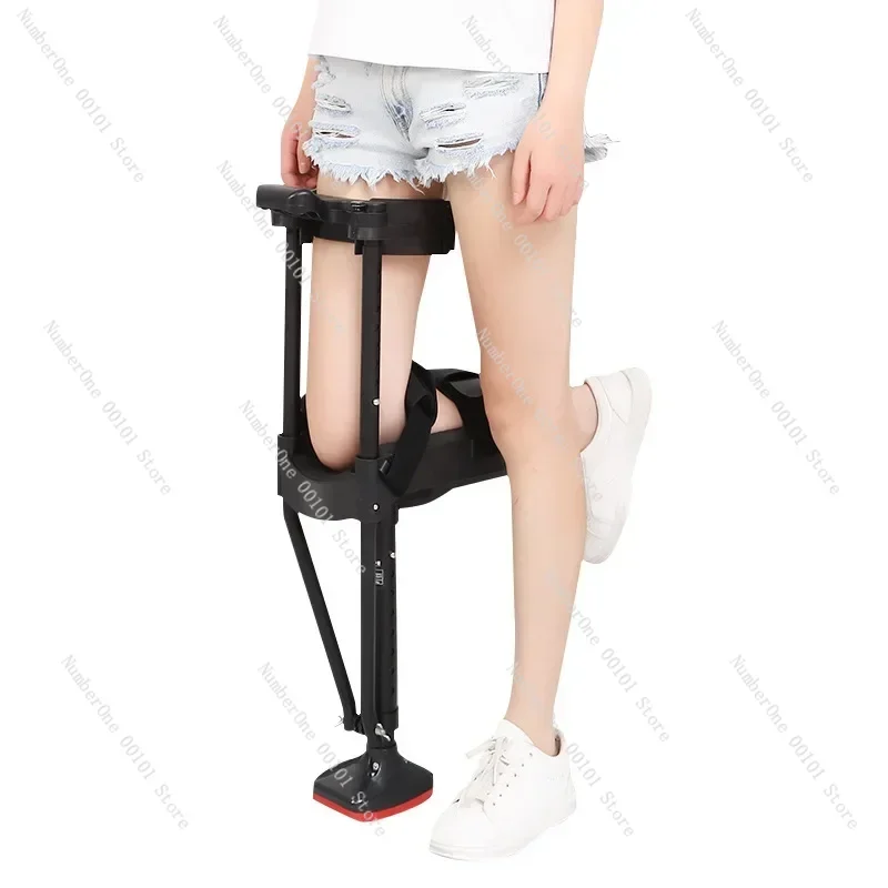 

Hands Free Anti Slip Crutch Leg Telescopic Walking Aid for Assisting Walking Ankle Injury in Calf and Ankle Joint Fracture