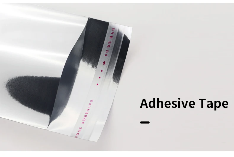 100 Stück glatte, silberne Aluminiumfolie, selbstklebende Beutel, Kunststoffverpackung, Geschenktüten, Grußkarten, Verpackung, Postkarten-Geschenktüten – Detail 9