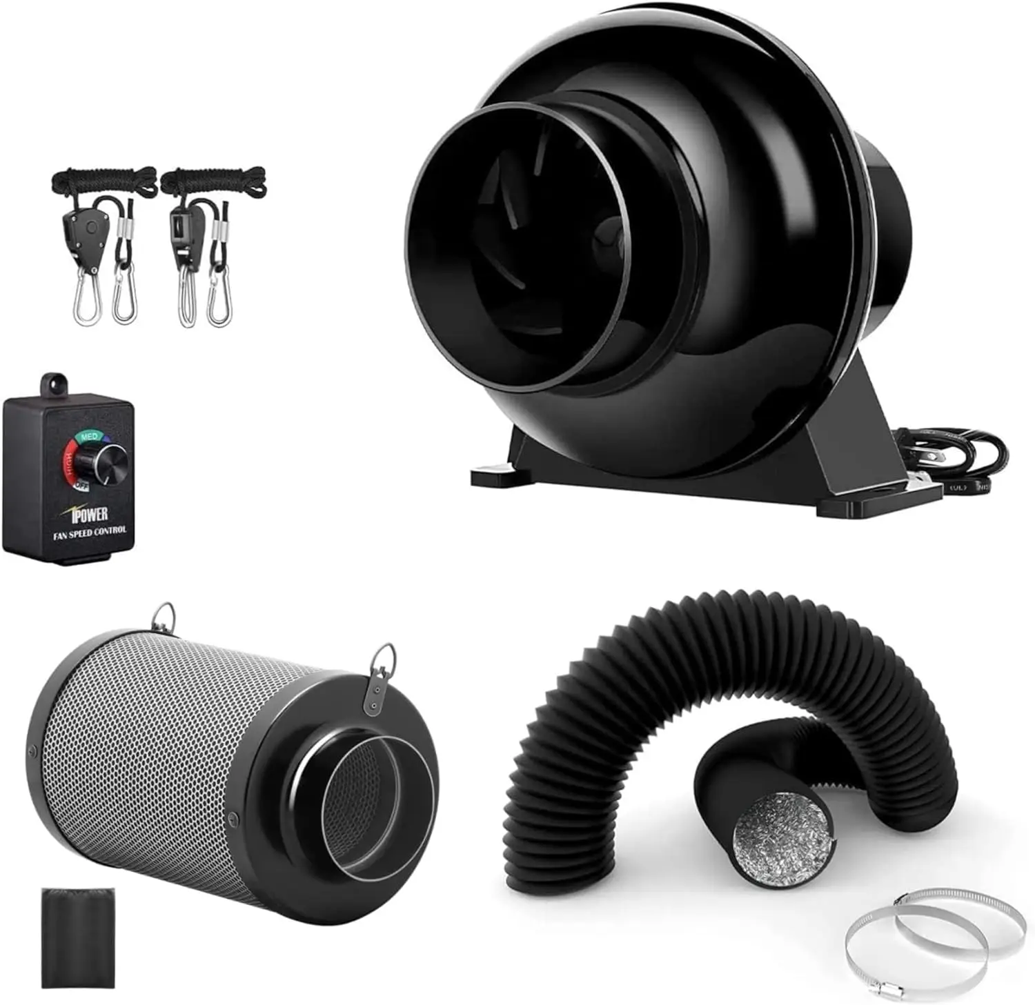 4 Inch 195 Cfm Inli…