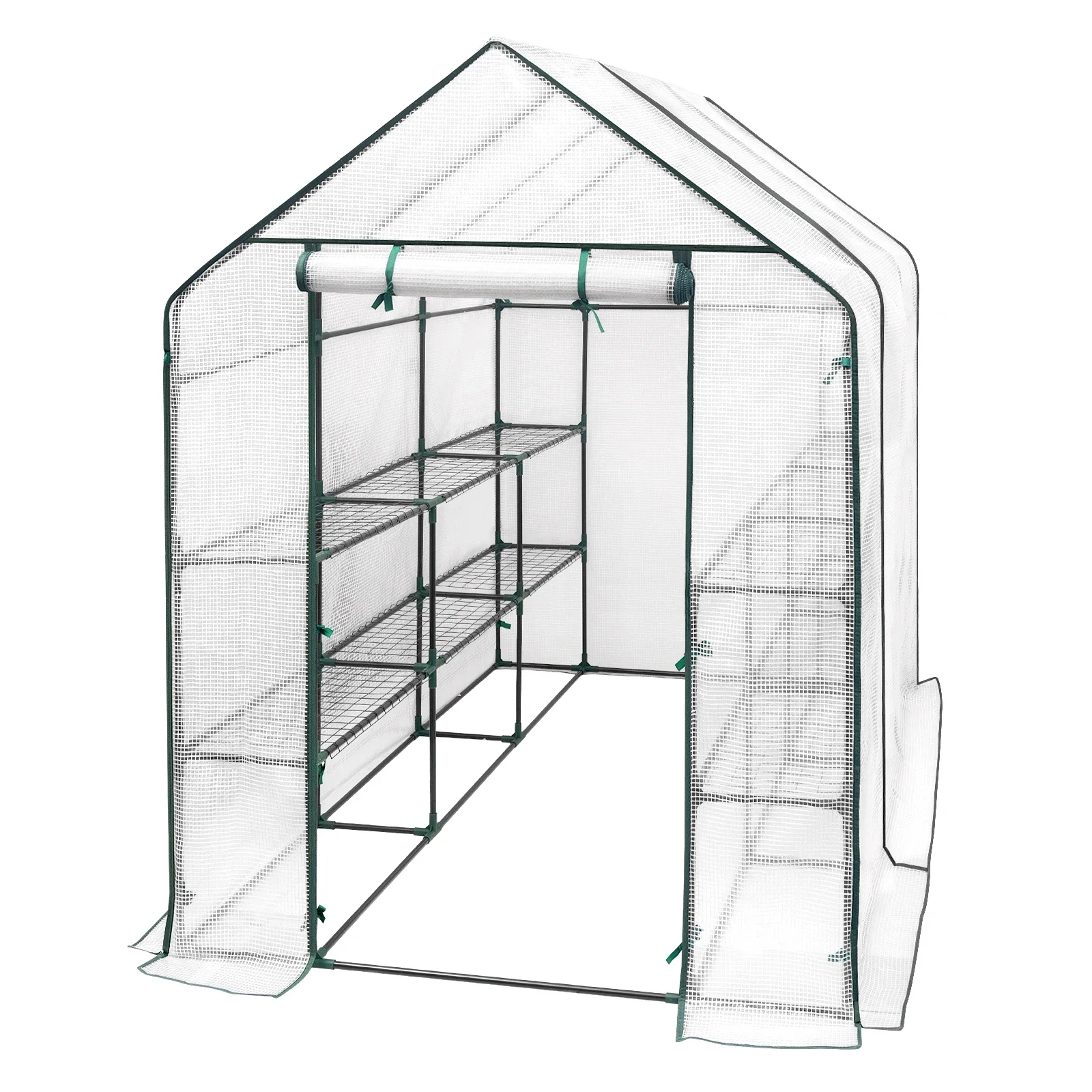 WOLTU Foil Greenhouse Tomato Garden House with Tiers Warm Waterproof Flower Vegetable Cultivation Plant Grow Tent Household Shed