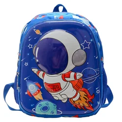 Primary Children Cartoon Space  Astronaut Backpacks New Fashion Girl Boy Fashion Anime Schoolbags In Kindergarten All-match Hot