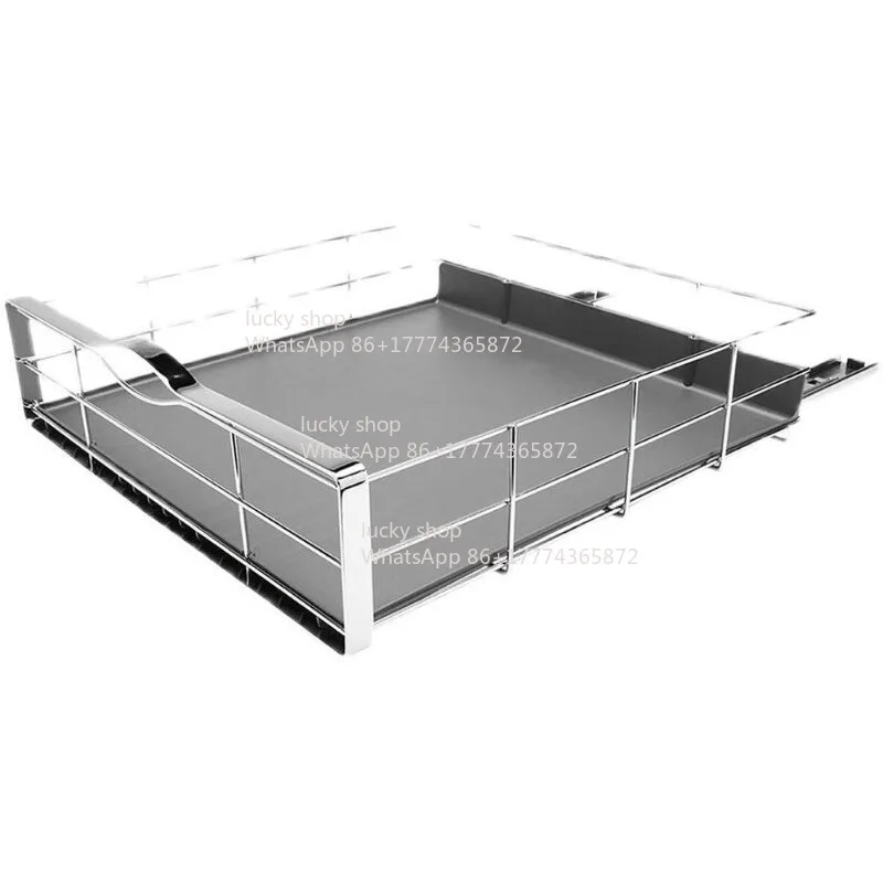 Kitchen Refrigerator Pull-out Cabinet Storage Racks