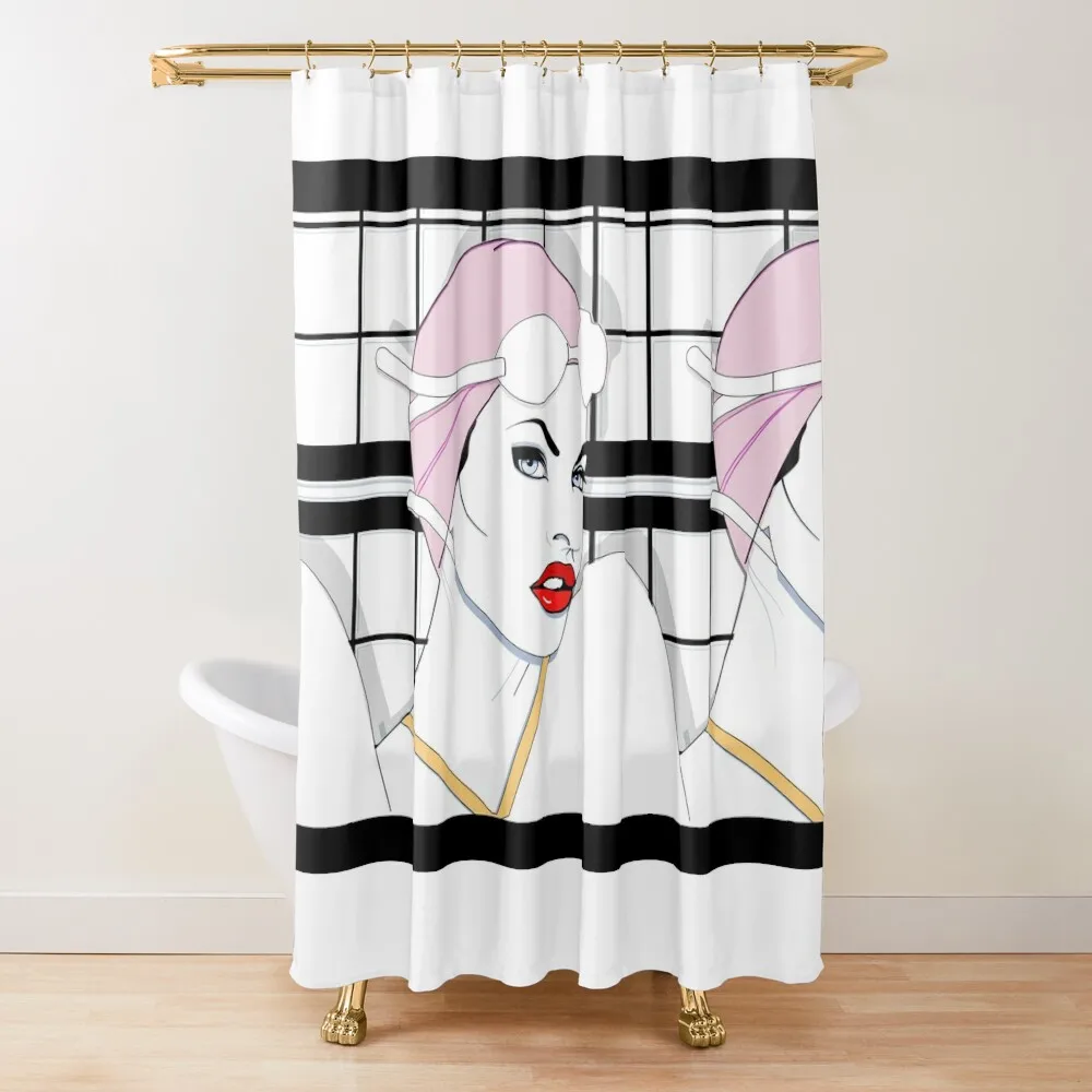 

Aquatic Linda Evangelista Shower Curtain Shower For Bathroom Set Bathroom Deco Curtain