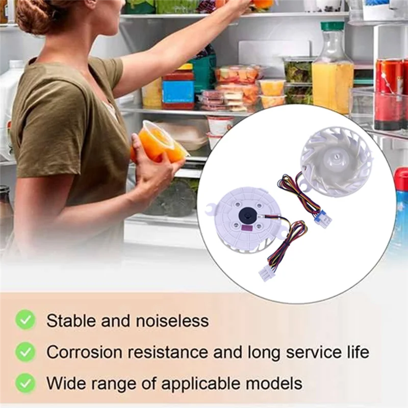 A83G-EAU65089706 Refrigerator Evaporator Fan Motor For  Fridge Z40E12MS1A0-57K06 Cooling Fan Motor Replacement Part DC 12V